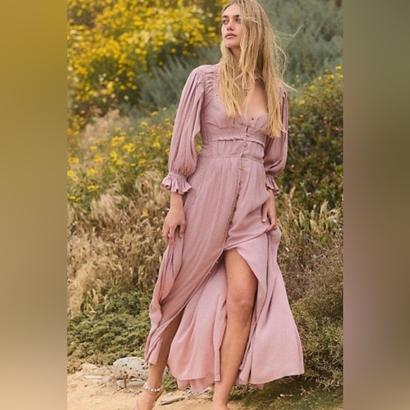 Free People magdalia maxi dress NWT SIZE small - Picture 2 of 10